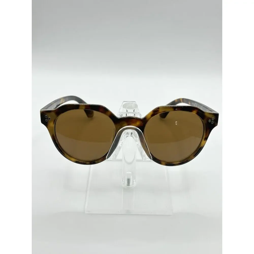 Steve Madden Round Sunglasses Tortoise Brown Women SR1220